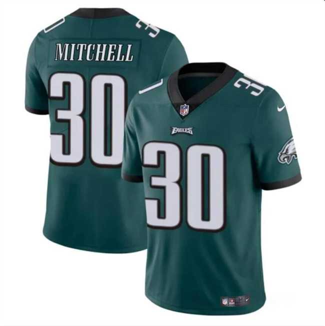 Men & Women & Youth Philadelphia Eagles #30 Quinyon Mitchell Green 2024 Draft Vapor Untouchable Limited Stitched Jersey